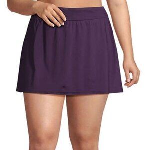 Lands End NWT Women's Plus Size Tummy Control Swim Skirt Swim Bottoms